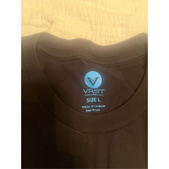 Vast Ascend Short Sleeve Top - Black NEW NWT - Picture 5 of 5